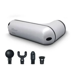Porodo Lifestyle 12V Varying Speed Mini Massage Gun With USB-C Port 2000mAh - White